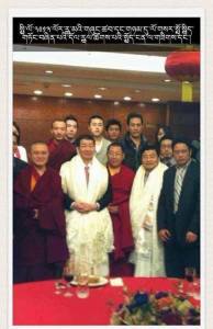 Photo of Shugden followers celebrating Losar 2013 with Chinese Embassy. Friends identified on this photo lama Ajo from Serpom monastery, lama Gyatso who ger recently in Tibet to criticise HH Dalaï Lama there, as well as US Shugden leaders, Phuntsok and Dechen Tulku. Dechen Tulku is the man who appeared recently on very contraversed photo with Jamyang Norbu.