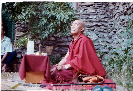 Photo of Kyabje Khen Tamding Gyatso Rimpoche