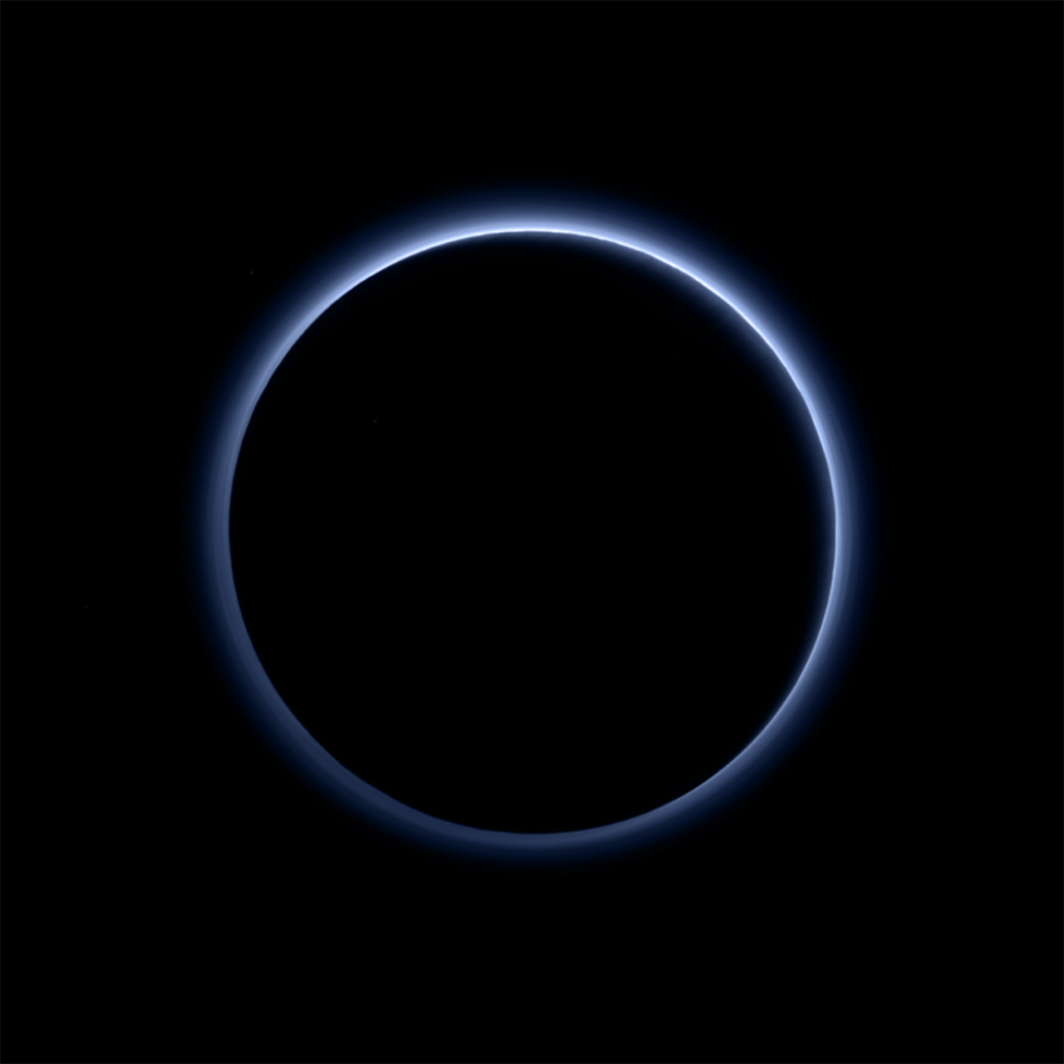(c) NASA Pluto's Blue Sky 